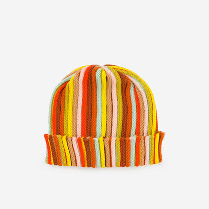 Circus Stripe Knit Beanie