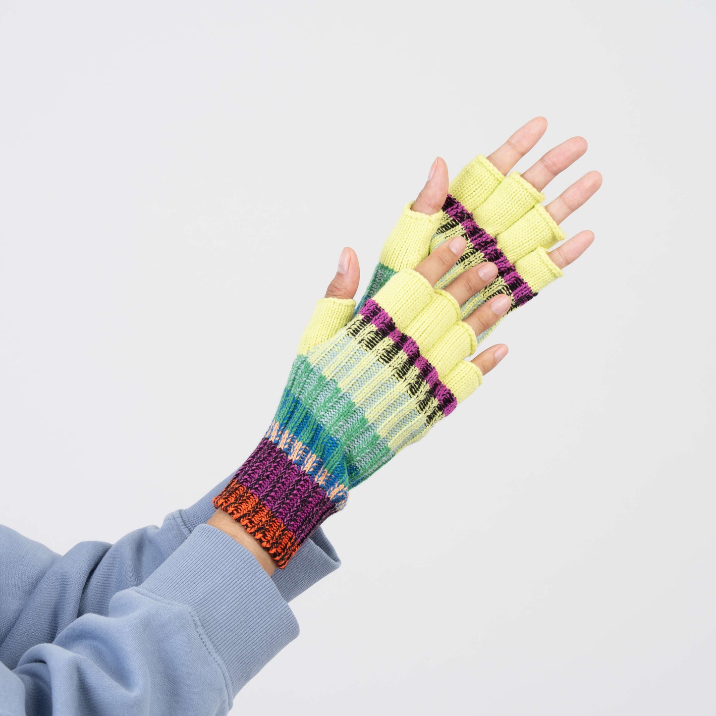 Mosaic Fingerless Gloves
