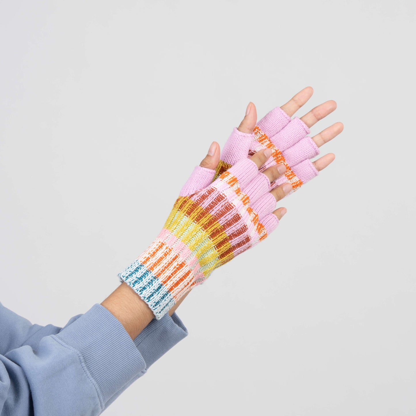 Mosaic Fingerless Gloves