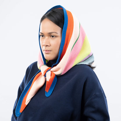 Multi Stripe Triangle Scarf