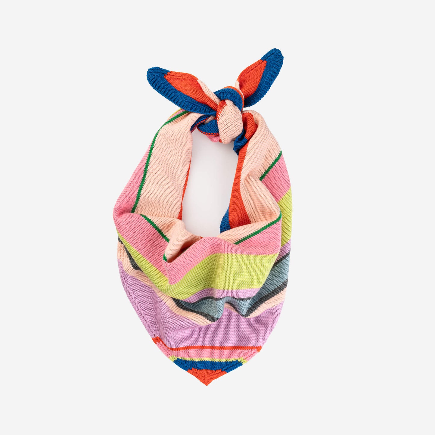 Multi Stripe Triangle Scarf