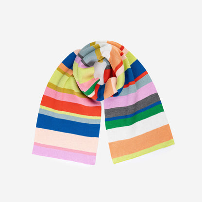 Multi Stripe Big Scarf
