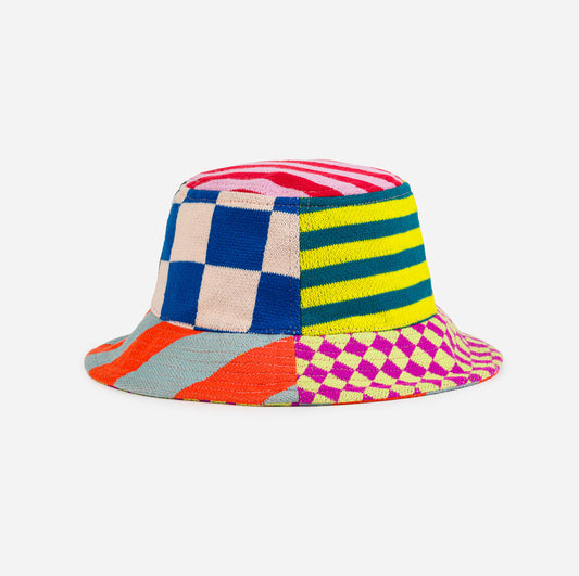 Pattern Patch Bucket Hat