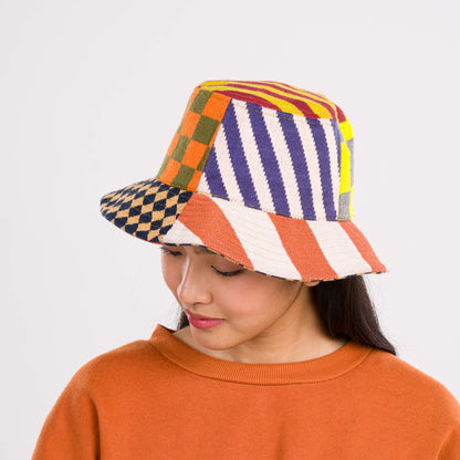 Pattern Patch Bucket Hat
