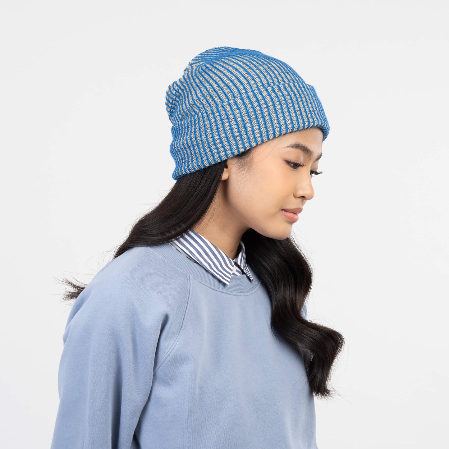 Simple Rib Knit Beanie