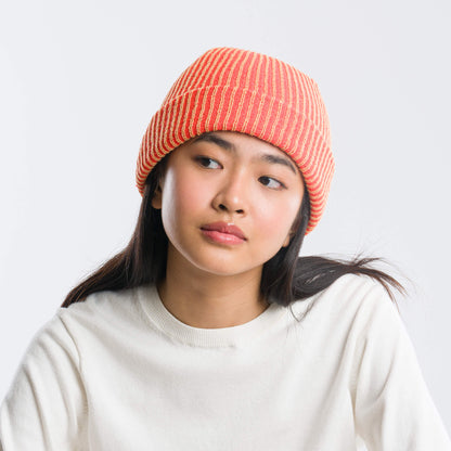 Simple Rib Knit Beanie