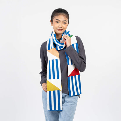 Sailboat Skinny Scarf