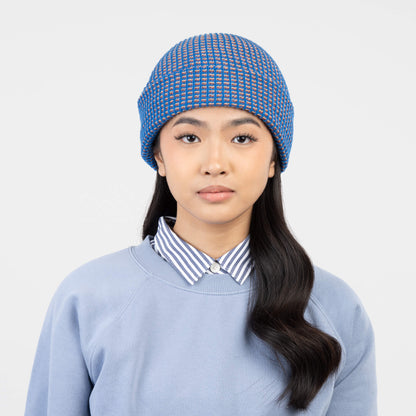 Simple Grid Knit Beanie