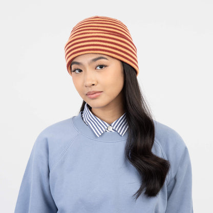 Simple Stripe Knit Beanie