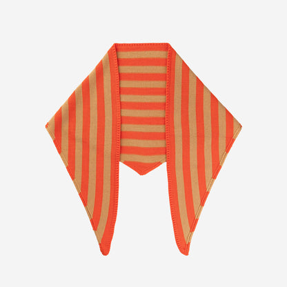 Simple Stripe Triangle Scarf