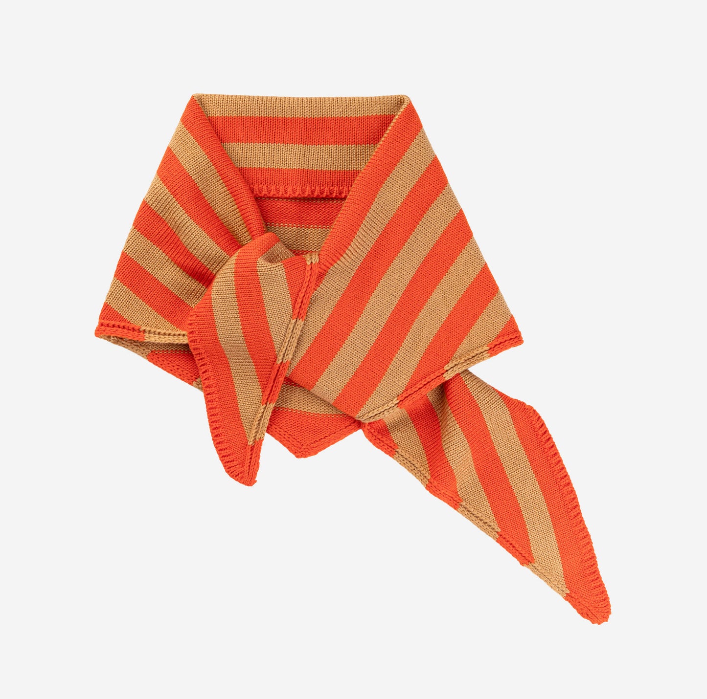 Simple Stripe Triangle Scarf