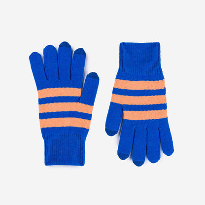 Stripe Touchscreen Gloves