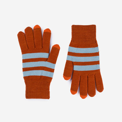 Stripe Touchscreen Gloves