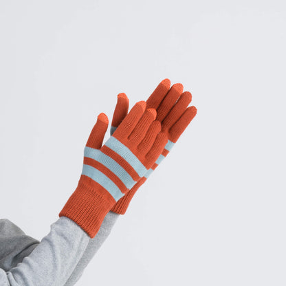 Stripe Touchscreen Gloves