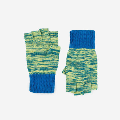 Colorblock Fingerless Gloves